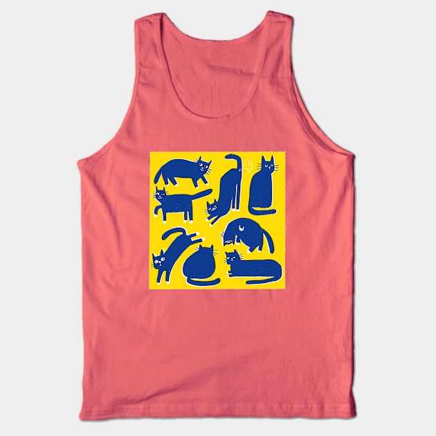 Group of Cats Tank Top by Knockouts Unstoppable